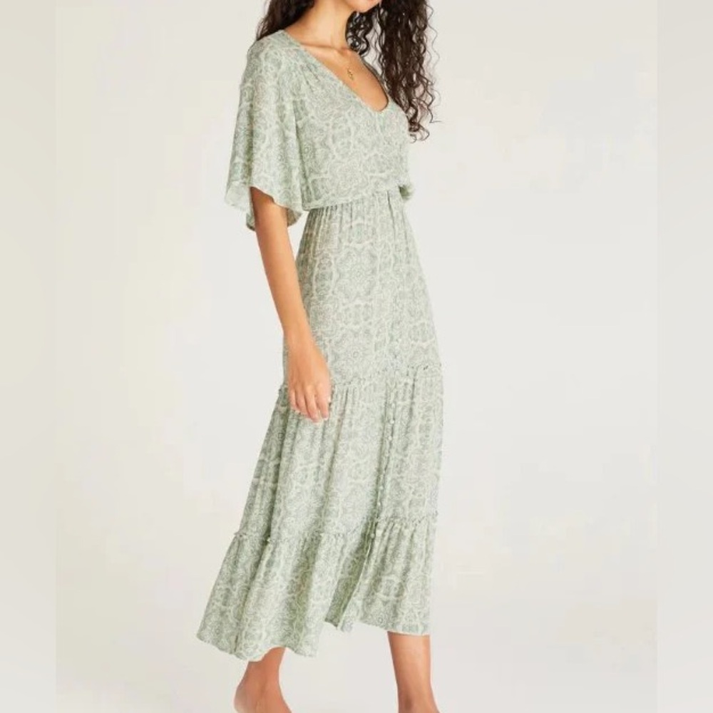 Z Supply Green Maxi Dress